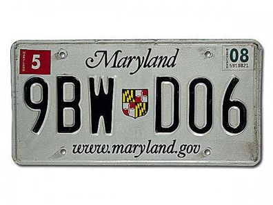 USA - Autonummernschild Maryland