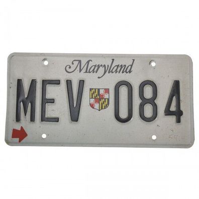 US Kennzeichen Maryland - original Nummernschild aus den USA