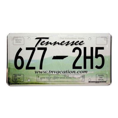 US- Nummernschild Tennessee