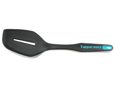 Tupperware Griffbereit Pfannenwender schwarz-türkis D162 TOP-Schmarrenschaufel