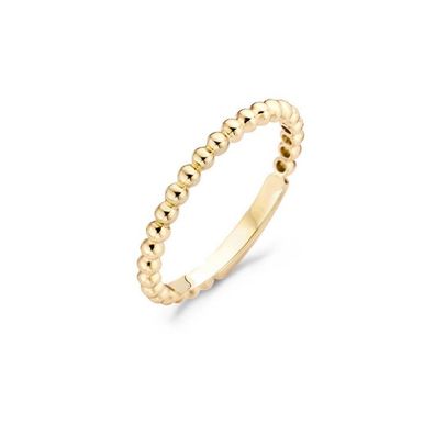 Ring 56 - Gold 585 14K - Kugelmuster