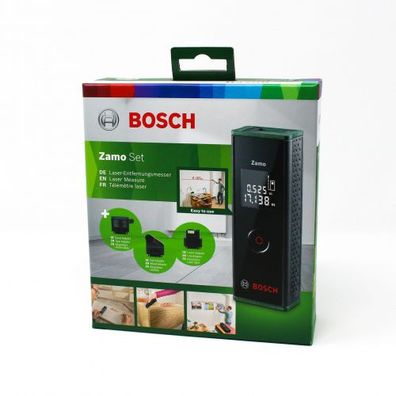 Bosch Zamo III Set | Premium Laser-Entfernungsmesser Messbereich 20m