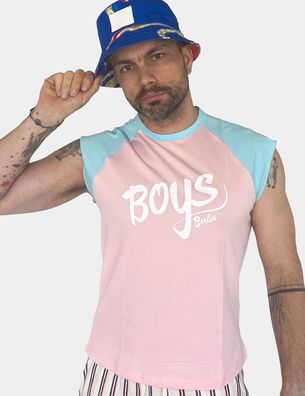 barcode Berlin - Muscle Tank Top Salvo pink/ blau 92257/3129 gay sexy brandneu