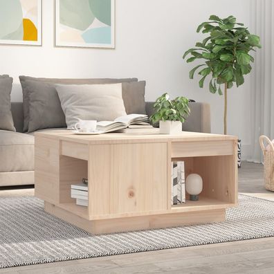 Couchtisch 60x61x32.5 cm Massivholz Kiefer