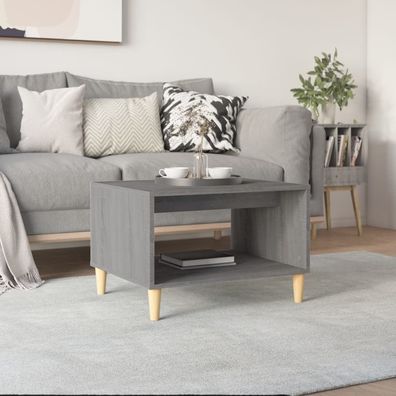 Couchtisch Betongrau 60x40x50 cm Holzwerkstoff