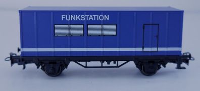 Märklin 00758 THW Container Wagen - Funkstation - Spur H0