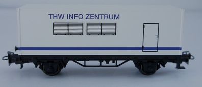 Märklin 00758 THW Container Wagen - THW Info Zentrum - Spur H0