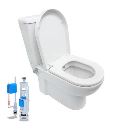 Stand-WC Taharet Kombination inkl. Armatur heiß/ kalt + Spülkasten + Deckel + Spü..