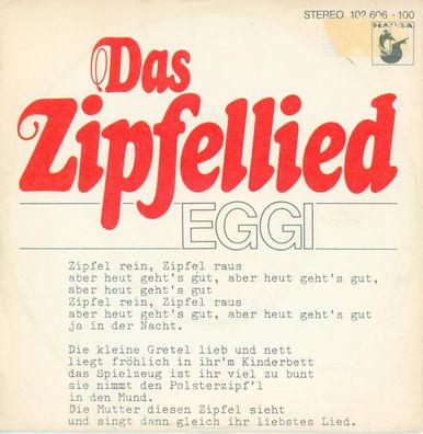 7" Vinyl Eggi * Das Zipfellied