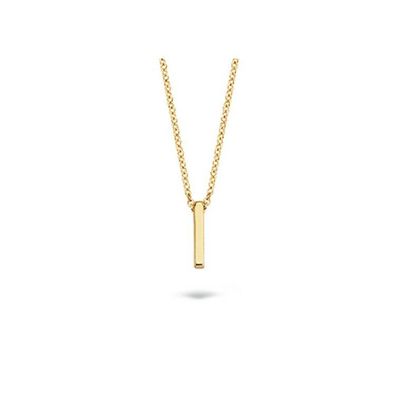 Kette - 585 Gelbgold - Stäbchen-Anhänger