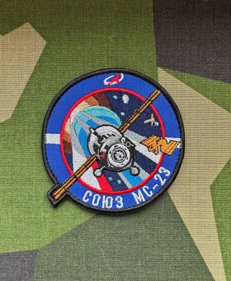 Patch "Soyuz MS-23" m. Klett Weltraum Roskosmos USA NASA Shuttle Aufnäher Space