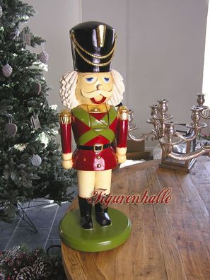 Nussknacker Weihnachtsmann Figur Statue Advent Deko Weihnachten Christmas Winter