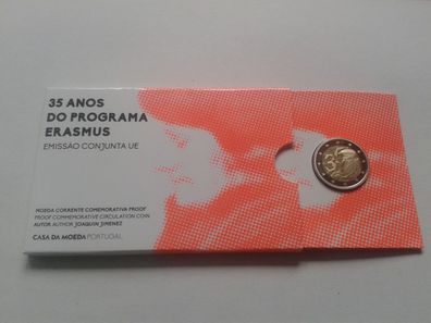 2 euro 2022 PP Portugal Erasmus coincard 2€ 2022 coincard Portugal Erasmus