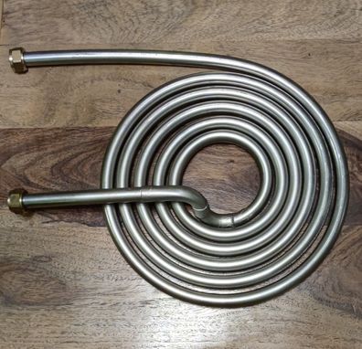 Wärmetauscher, Edelstahl Teichheizer, Heizspirale Kühl spirale 15mm
