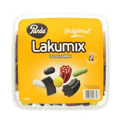 Panda Lakumix original Bunte Mischung mit Lakritz 800g Dose