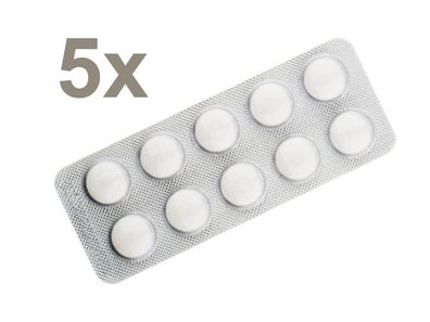 Calcium Gluconate 5 x 10 Tab Nahrungsmittel 500 mg Kalzium Calciumgluconat