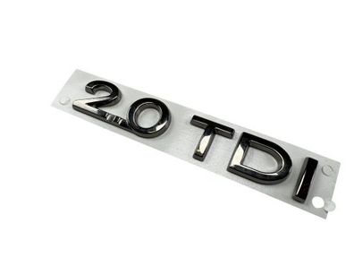 OEM VW 2,0 TDI Schriftzug Logo Original Emblem selbstklebend Heckklappe Passat