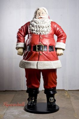 Weihnachtsmann riesen groß lebensgroß Santa Außendekoration Advent Nikolaus Figur