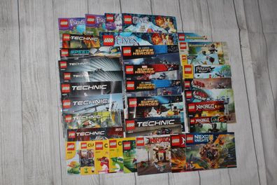 Lego Ninjago - Technic ... Bauanleitungen Konvolut Sammlung 34 Stück