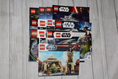 Lego Star Wars Bauanleitungen Konvolut Sammlung 13 Stück / 2x 75190 - 75149...
