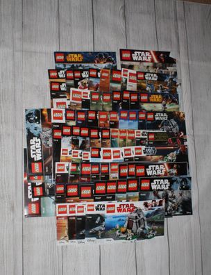 Lego Star Wars Bauanleitungen Konvolut Sammlung 77 Stück