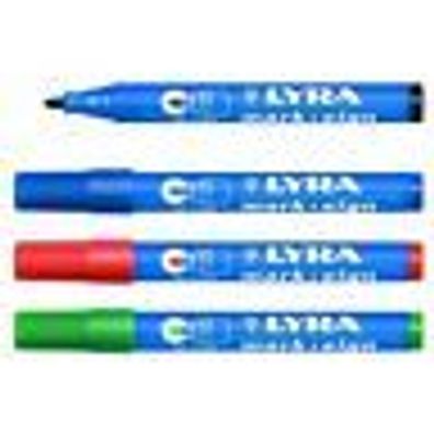 LYRA Marker Permanentmarker Filzschreiber 1-4 mm blau