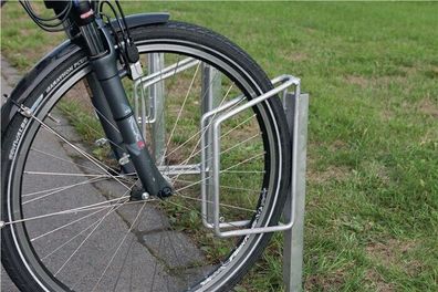 Fahrradparker Fahrradständer Klemmbügel Fahrradbügelparker zum Einbetonieren