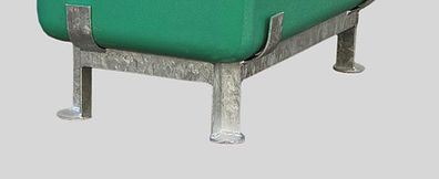 Stahlfussgestell für GFK Rechteckbehälter Untergestell verzinkt versch. Größen