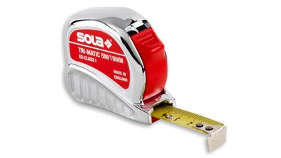 SOLA Maßband Tri-Matic Bandmaß Rollbandmaß Taschenbandmaß Rollmeter 3m 5m 10m