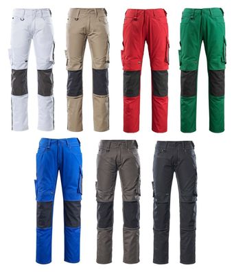 MASCOT Bundhose Arbeitshose Mannheim mit Knietaschen in verschiedenen Farben
