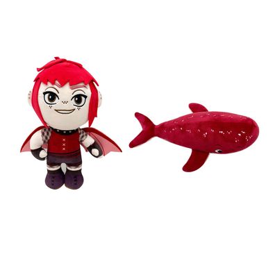 Cartoon Nimona Ballister Shark Hai Plüsch Puppe für Kinder Baby Cartoon Toy Doll