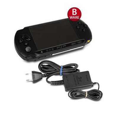Sony Playstation Portable - PSP E1004 Konsole in Black / Schwarz #40B + Ladekabel