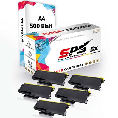 Druckerpapier A4 + 5x Multipack Set Kompatibel für Brother HL 5370 (TN-3280) Toner...