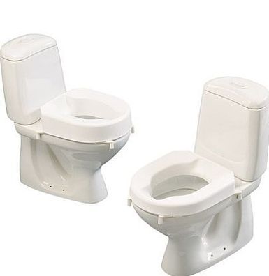ETAC HI-LOO Toilettensitzerhöhung mit Klammern Toilettensitz WC-Aufsatz