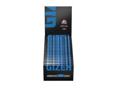 GIZEH © Black Special Blau - Magnet Zigarettenpapier - 100x Drehpapier Blättchen