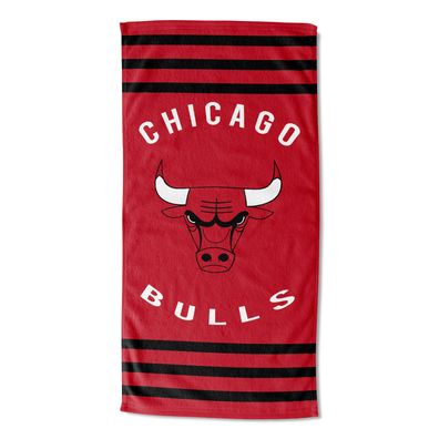 NBA Badetuch Chicago Bulls gestreift Beach Towel Strandtuch Handtuch 190604101934