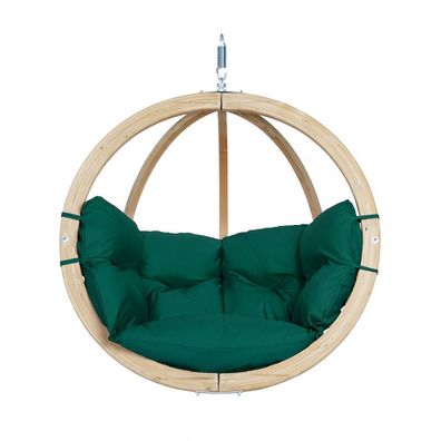 Amazonas Hängesessel Globo Chair Verde inkl. Sitzkissen und Spiralfeder