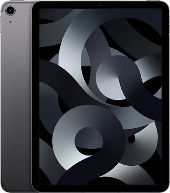 Apple iPad Air 5. Gen 256GB, Wi-Fi + 5G (Ohne Simlock), 10,9 Zoll - Space Grau