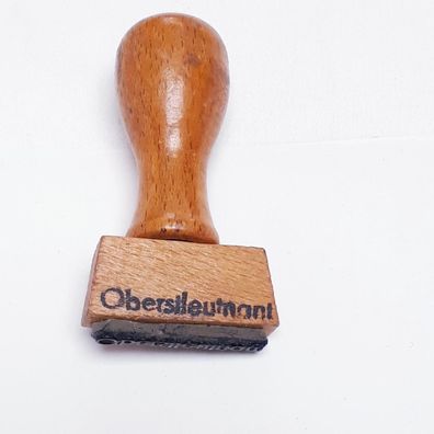 DDR NVA Holzstempel Oberstleutnant