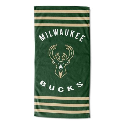 NBA Badetuch Milwaukee Bucks gestreift Beach Towel Strandtuch 190604538013