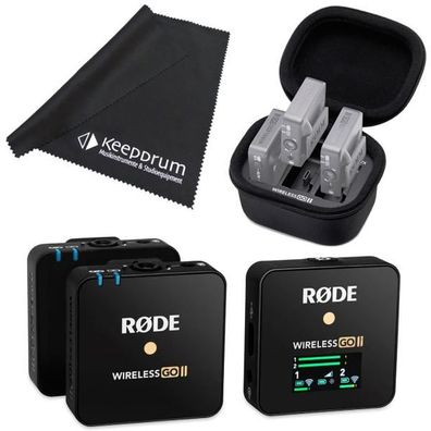 Rode Wireless GO II Mikrofon-System mit Lade-Case