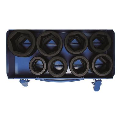 Kraft-Steckschlüssel-Einsätze, 25 (1), 27-50 mm, 8-tlg.