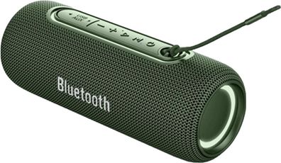 Bluetooth 5.0 Lautsprecher 10W, USB AUX FM RGB-Licht, 2000mAh Grün