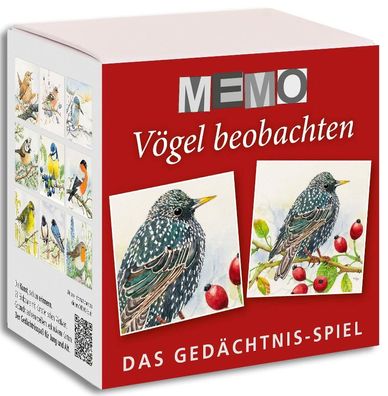 Memo-Spiel - Voegel beobachten MEMO-Spiel mit Bildern von Helga Pre