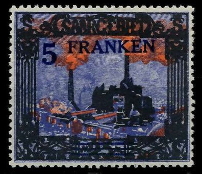 Saargebiet LANDS. BILD Nr 83A postfrisch X78ADC6
