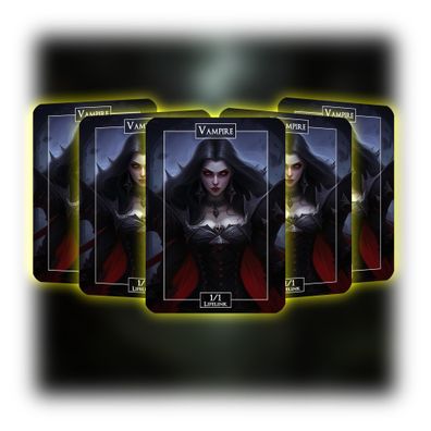 Vampire (1-1 Lifelink) - ManaFlame Karten 5x Set - Als Token nutzbar