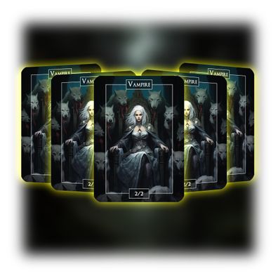 Vampire (2-2) - ManaFlame Karten 5x Set - Als Token nutzbar