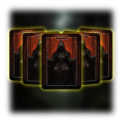 Dark Ritual - ManaFlame Karten 5x Set - Als Token nutzbar