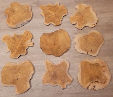 Baumscheibe Holzplatte Holz Scheibe Baumscheiben DIY Tisch Beistelltisch Bauen
