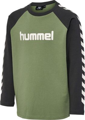 Hummel Kinder Longsleeve Hmlboys T-Shirt L/ S Oil Green-134